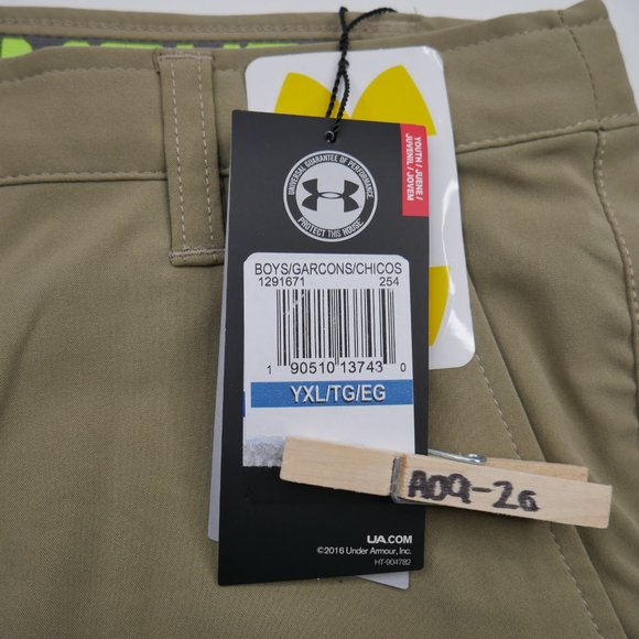 Under Armour Heatgear Long Length Golf Shorts Boys - Picture 9 of 9
